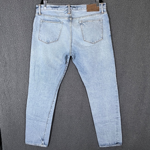 Todd Snyder Selvedge Denim Slim Fit USA Button Fly Jeans - Men's Size 36*32 Blue - Picture 4 of 13